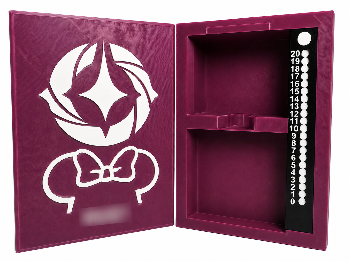 Fertiggestellte Lorcana Box aus dem 3D-Druck